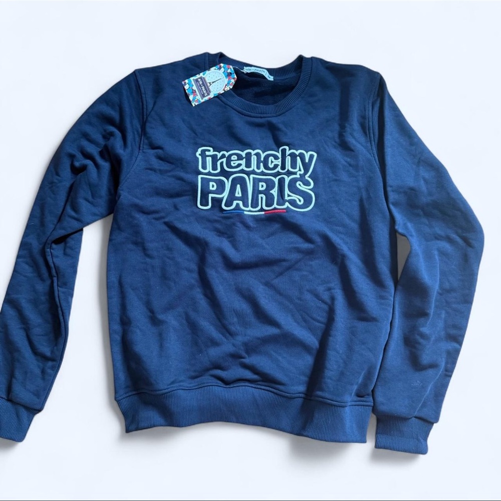 NWT Frenchy Paris Crewneck Sweatshirt